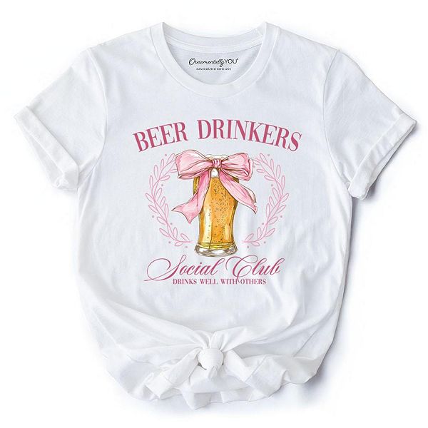 Футболка Beer drinkers social club с розовым бантом для девичника Ornamentallyyou, White, Розовый, Футболка Beer drinkers social club с розовым бантом для девичника Ornamentallyyou, White
Футболка Beer drinkers social club с розовым бантом для девичника Ornamentallyyou, White, Розовый, Футболка Beer drinkers social club с розовым бантом для девичника Ornamentallyyou, White