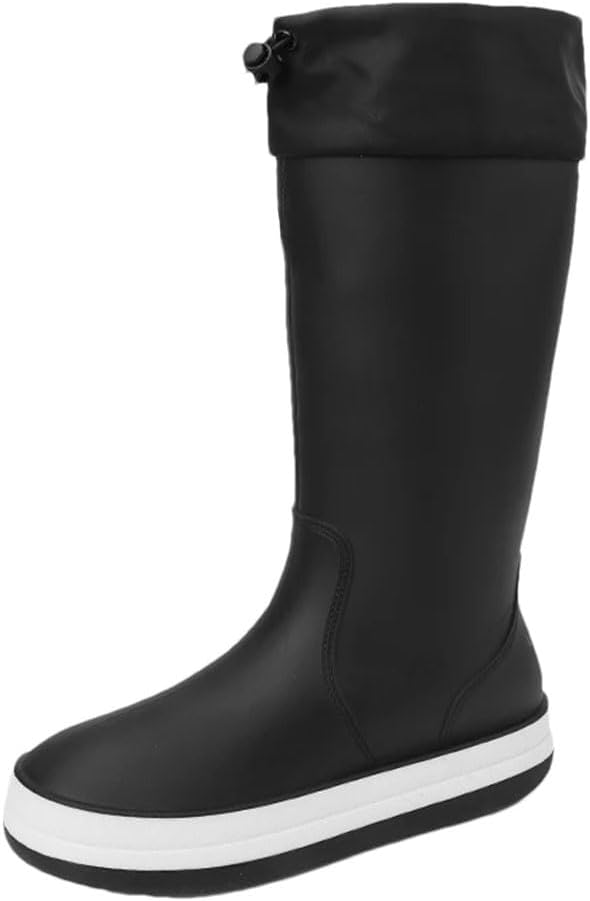 Мужские высокие резиновые сапоги для улицы, непромокаемые с мягкой подошвой и противоскользящей поверхностью для работы на улице Generic, черный
Мужские высокие резиновые сапоги для улицы, непромокаемые с мягкой подошвой и противоскользящей поверхностью для работы на улице Generic, черный