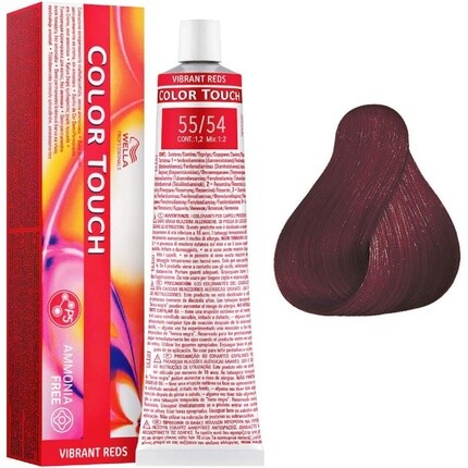 Полуперманентная краска для волос Professionals Color Touch 55/54 Каштан, 60 мл, Wella
Полуперманентная краска для волос Professionals Color Touch 55/54 Каштан, 60 мл, Wella