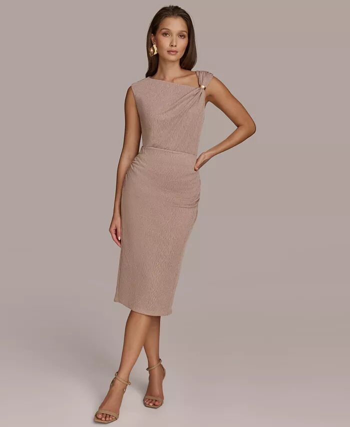 Женская фактурная трикотажная юбка-карандаш и топ Donna Karan New York, коричневый
Женская фактурная трикотажная юбка-карандаш и топ Donna Karan New York, коричневый