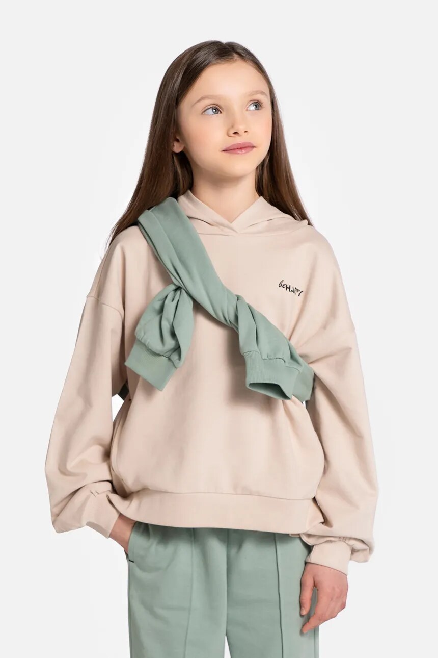 Детская хлопковая толстовка Coccodrillo, бежевый 
Детская хлопковая толстовка Coccodrillo, бежевый