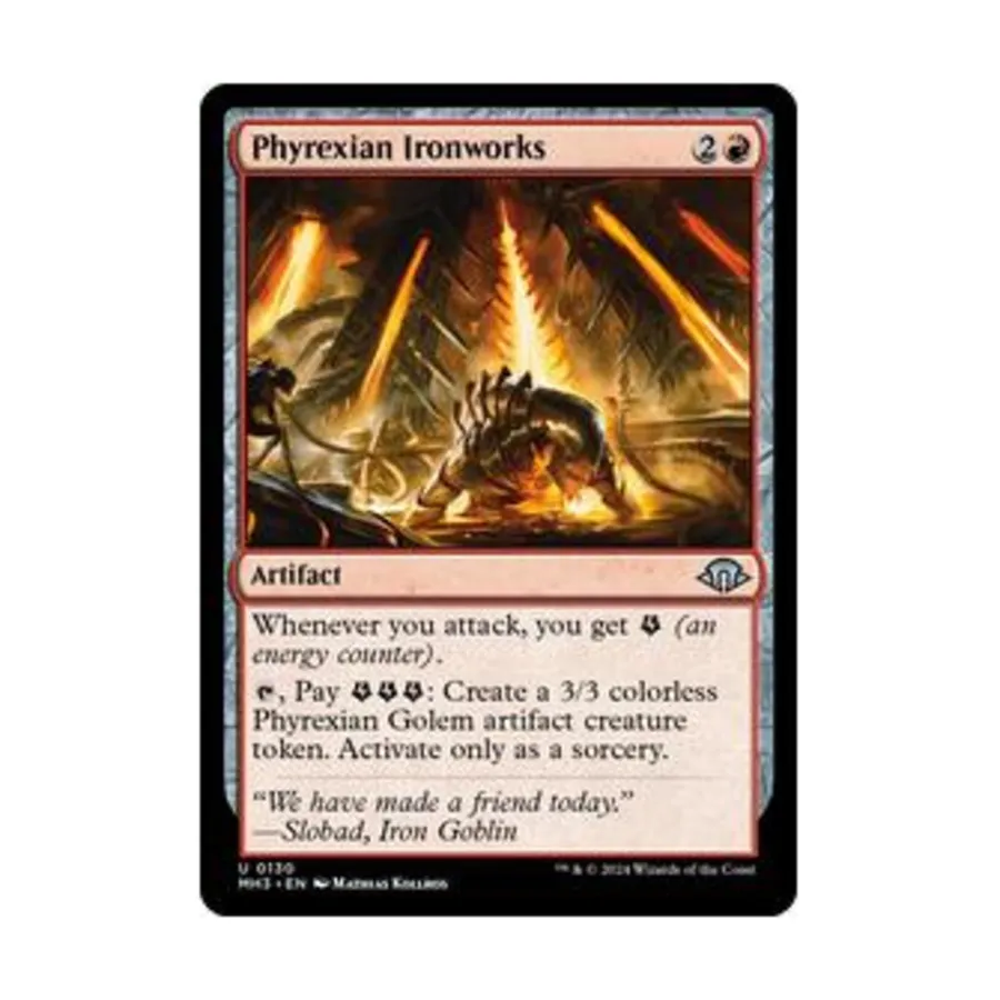 CCG Фирексийский металлургический завод (U), MTG - Modern Horizons 3
CCG Фирексийский металлургический завод (U), MTG - Modern Horizons 3