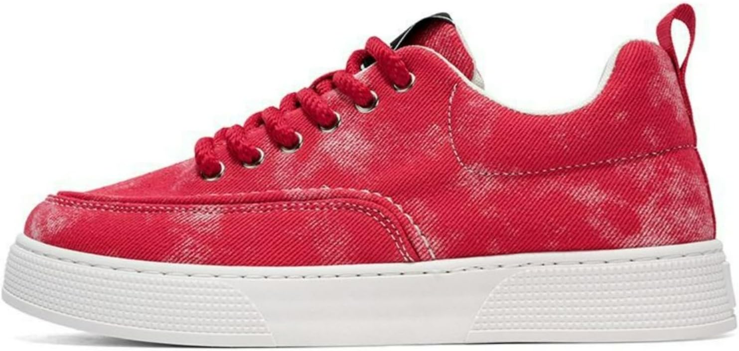 Мужские ретро кеды из ткани для скейтборда с эффектом кислотной стирки и тай-дай, низкие повседневные модные кроссовки, стильные винтажные кроссовки Ctkvbmeoi, красный
Мужские ретро кеды из ткани для скейтборда с эффектом кислотной стирки и тай-дай, низкие повседневные модные кроссовки, стильные винтажные кроссовки Ctkvbmeoi, красный