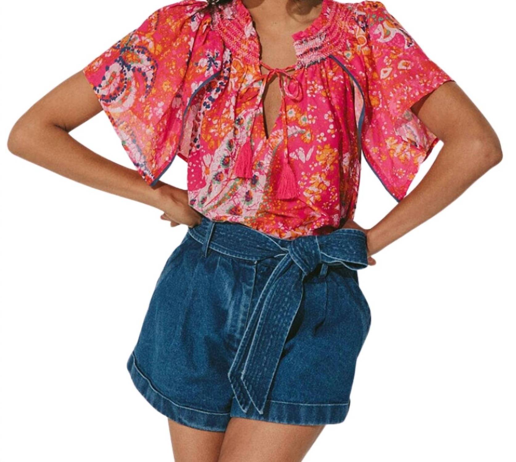 Блуза Ayaz в цвете гибискуса Cleobella, цвет hibiscus
Блуза Ayaz в цвете гибискуса Cleobella, цвет hibiscus