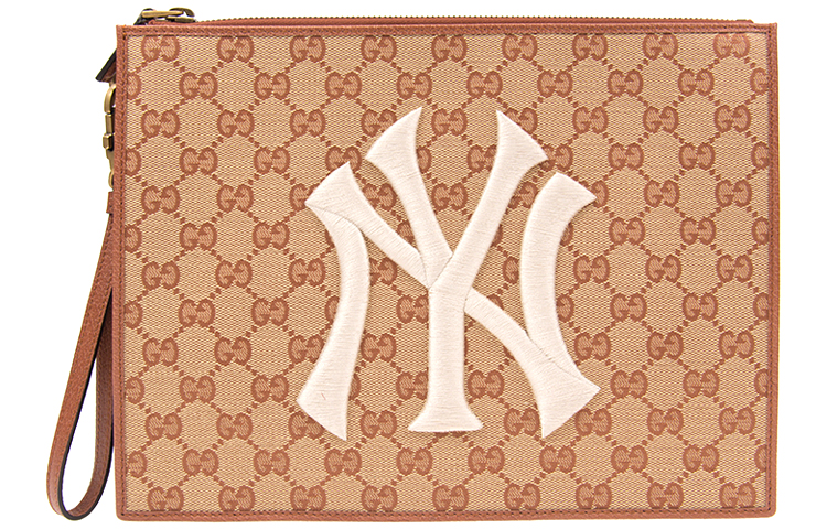 GUCCI Нью-Йорк Янкиз совместная коллекция холщовая сумка с кожаным клатчем унисекс кофе
GUCCI Нью-Йорк Янкиз совместная коллекция холщовая сумка с кожаным клатчем унисекс кофе