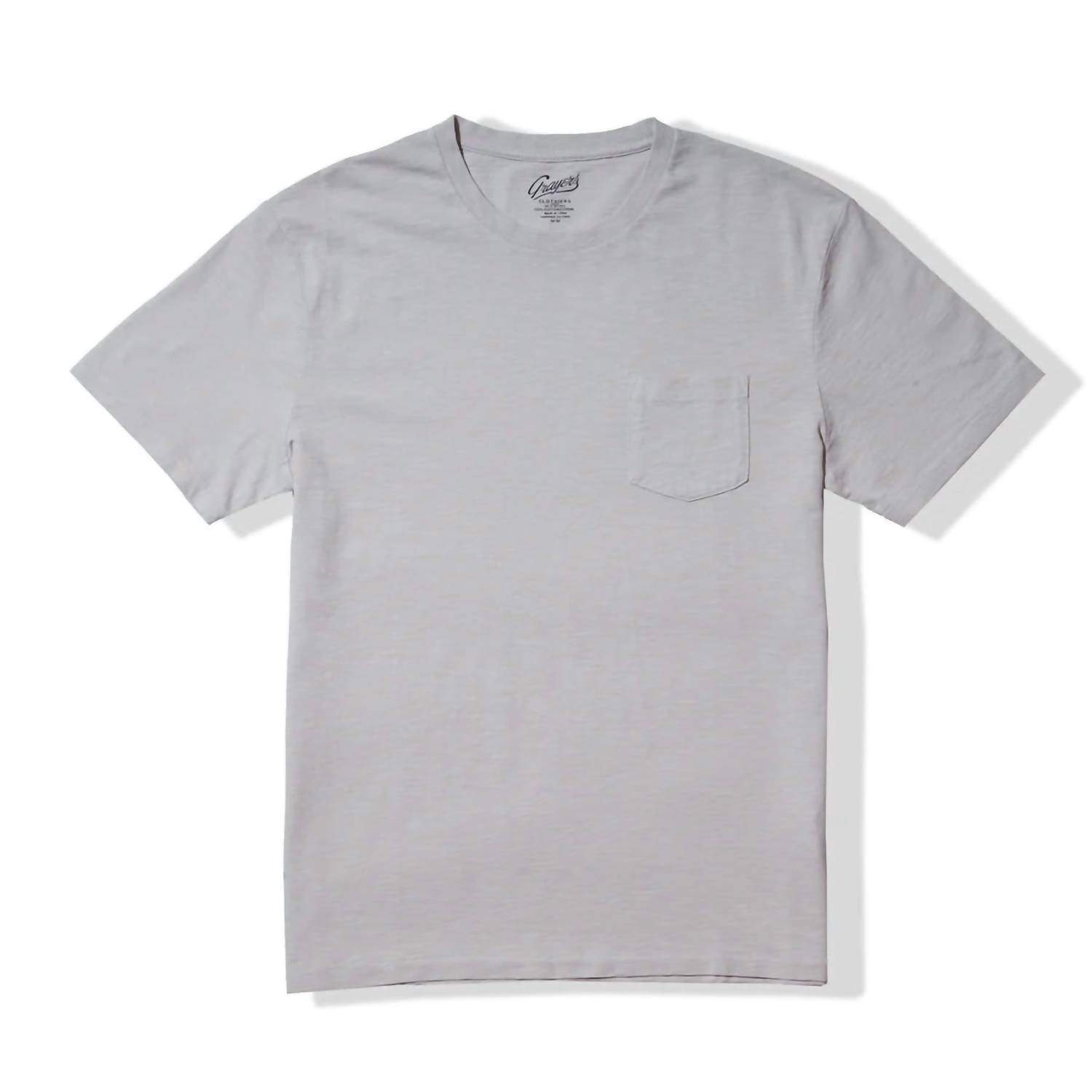 Мужская футболка Sunwashed Pocket Tee в Glacier Gray Grayers
Мужская футболка Sunwashed Pocket Tee в Glacier Gray Grayers