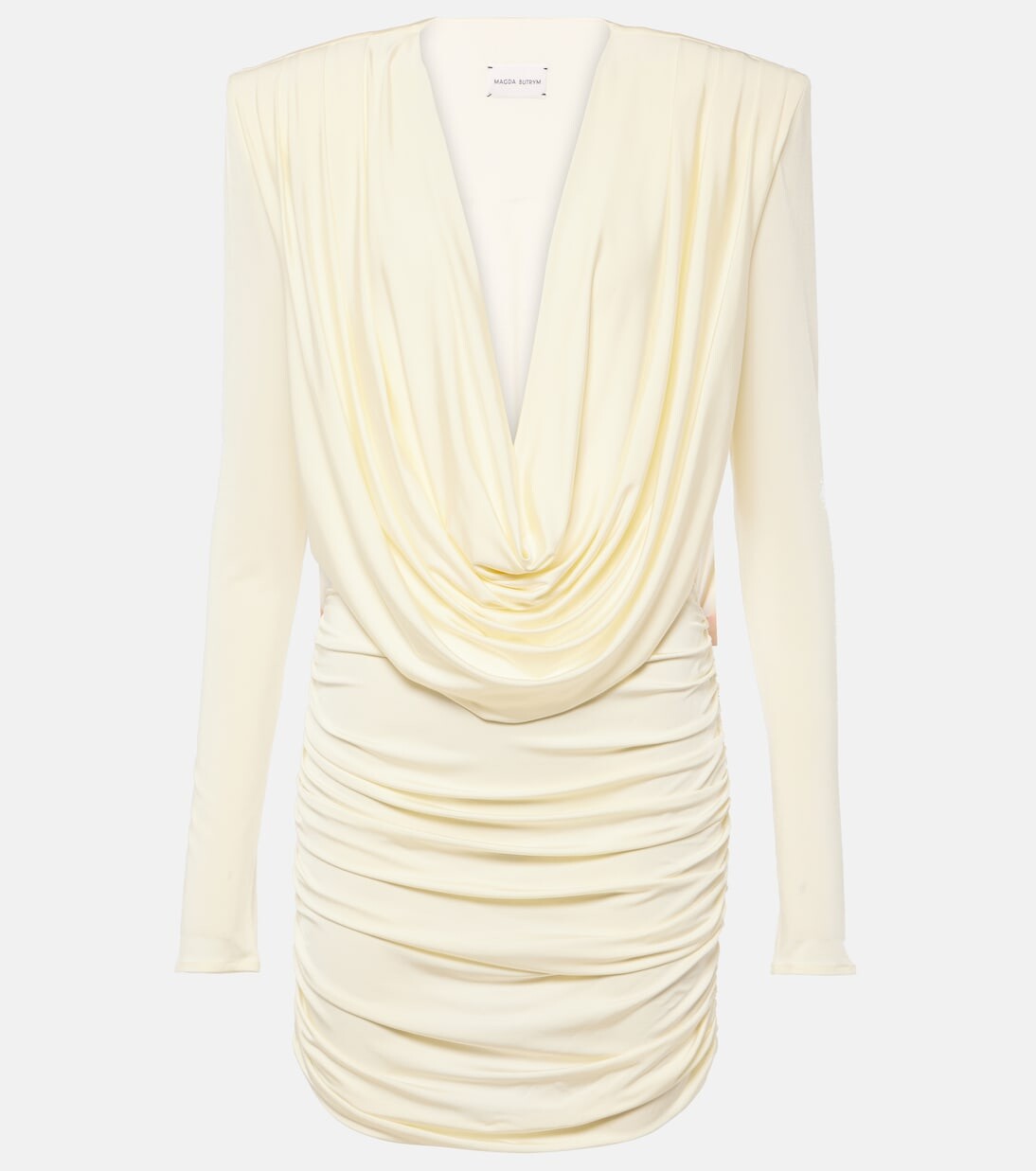 Мини-платье с драпировкой Magda Butrym, бежевый 
Мини-платье с драпировкой Magda Butrym, бежевый