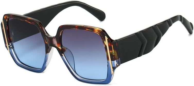 Солнцезащитные очки для мужчин и женщин - защита UV400 - градиентные линзы с леопардовым принтом, большая оправа, для занятий спортом на открытом воздухе и вождения QWBSER, Leopard Grey Blue
Солнцезащитные очки для мужчин и женщин - защита UV400 - градиентные линзы с леопардовым принтом, большая оправа, для занятий спортом на открытом воздухе и вождения QWBSER, Leopard Grey Blue