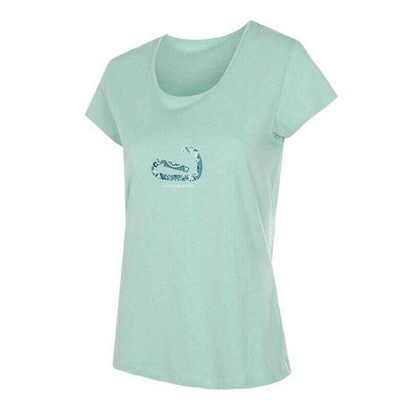 Зеленая женская футболка с коротким рукавом Trangoworld Lorte
Зеленая женская футболка с коротким рукавом Trangoworld Lorte