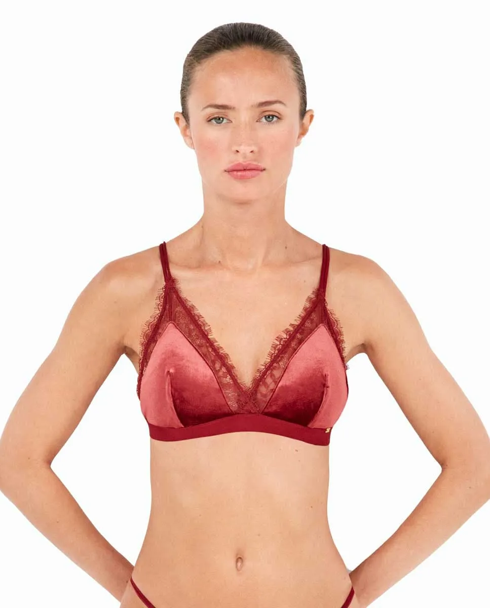 Треугольный бюстгальтер с вынимаемой чашкой Gisela, красный
Треугольный бюстгальтер с вынимаемой чашкой Gisela, красный