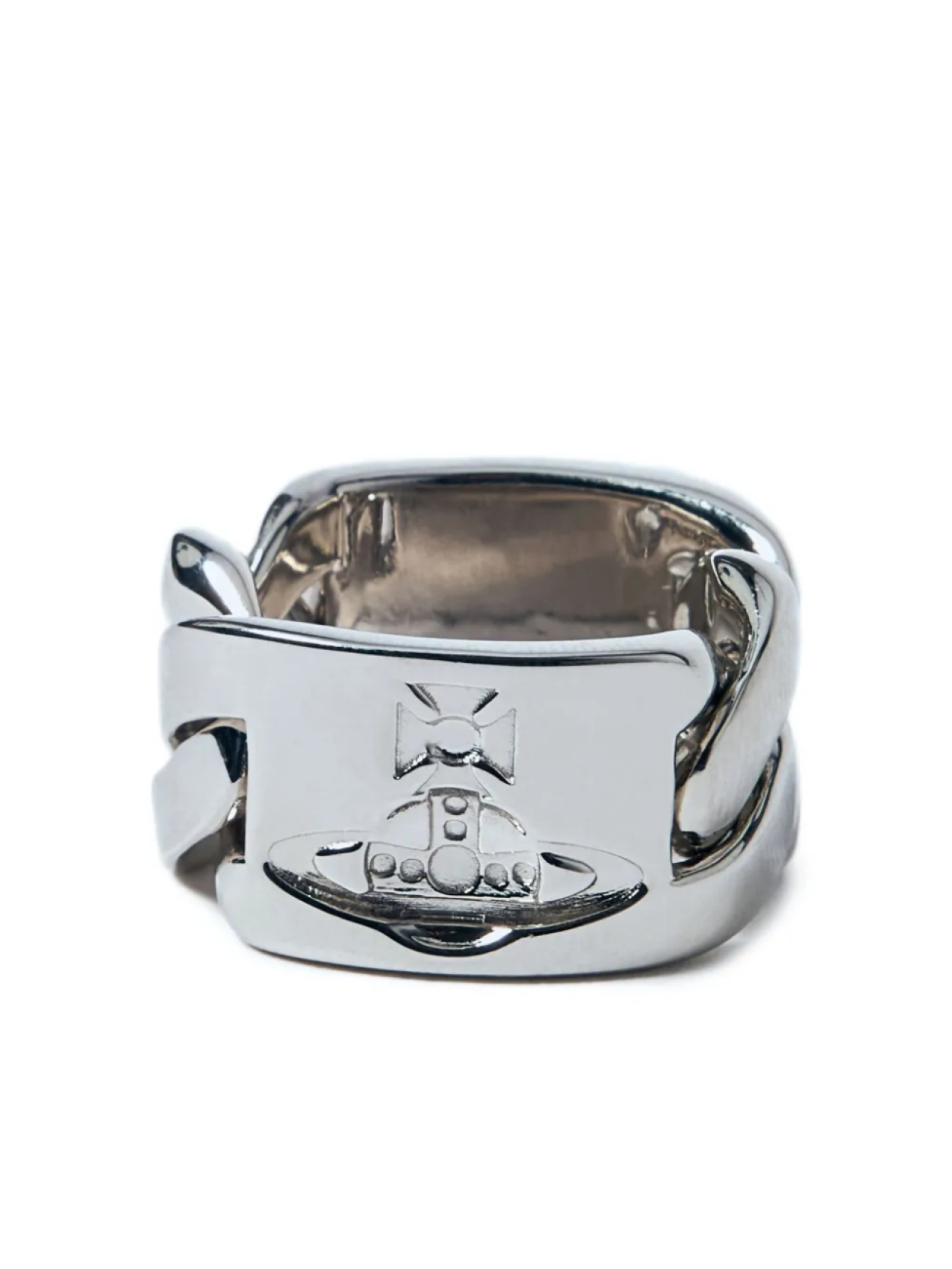 Кольцо с гравировкой логотипа Vivienne Westwood, серебряный
Кольцо с гравировкой логотипа Vivienne Westwood, серебряный