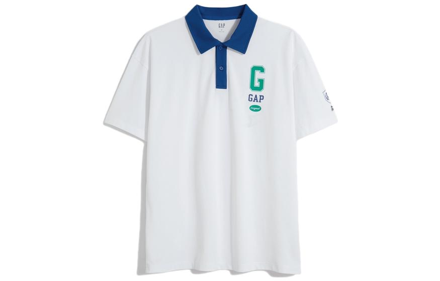 Футболка поло Unisex GAP, белая 
Футболка поло Unisex GAP, белая