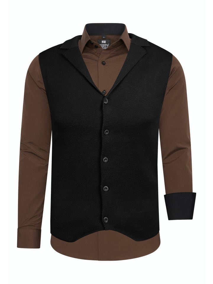 Rusty Neal Комплект из рубашки и жилета (2 шт.), коричневый
Rusty Neal Комплект из рубашки и жилета (2 шт.), коричневый