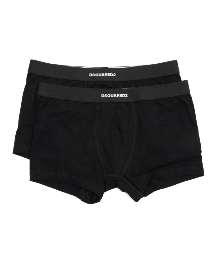 Однотонные боксерские трусы, 2 штуки в упаковке Dsquared2, черный
Однотонные боксерские трусы, 2 штуки в упаковке Dsquared2, черный