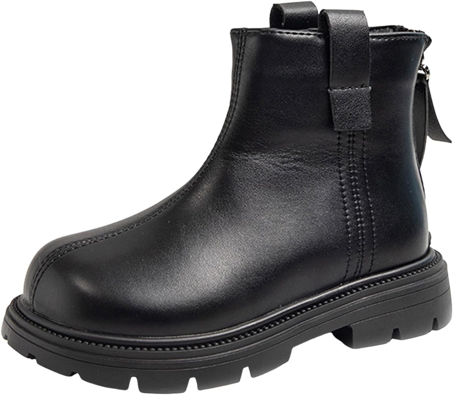 Девочковые ботильоны IWIHMIV на щиколотку, нескользящие, с боковой молнией, для малышей/маленьких девочек, удобные, с толстой подошвой для улицы, Black
Девочковые ботильоны IWIHMIV на щиколотку, нескользящие, с боковой молнией, для малышей/маленьких девочек, удобные, с толстой подошвой для улицы, Black