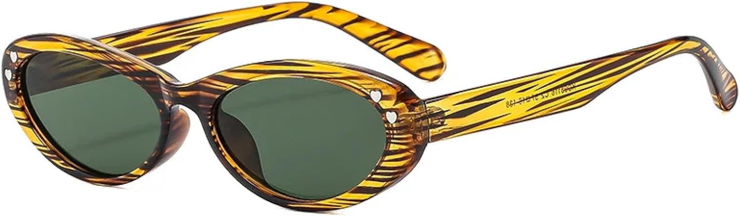 Винтажные солнцезащитные очки «кошачий глаз» для женщин, желейного цвета, маленькая оправа, ретро-очки для активного отдыха, защита от УФ-излучения UV400 VVTWSSW, Flower-green
Винтажные солнцезащитные очки «кошачий глаз» для женщин, желейного цвета, маленькая оправа, ретро-очки для активного отдыха, защита от УФ-излучения UV400 VVTWSSW, Flower-green