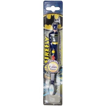 Детская зубная щетка «Бэтмен» — мигание 60 секунд, Vitalcare
Детская зубная щетка «Бэтмен» — мигание 60 секунд, Vitalcare