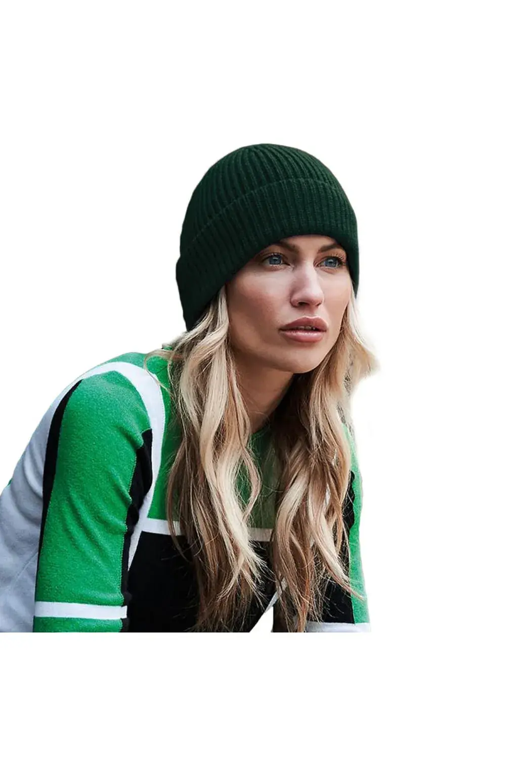 Шапка инженерной вязки в рубчик Beechfield, зеленый
Шапка инженерной вязки в рубчик Beechfield, зеленый