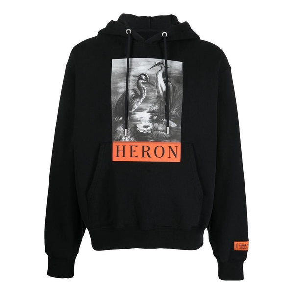 Толстовка heron hoodie 'black' Heron Preston, черный 
Толстовка heron hoodie 'black' Heron Preston, черный