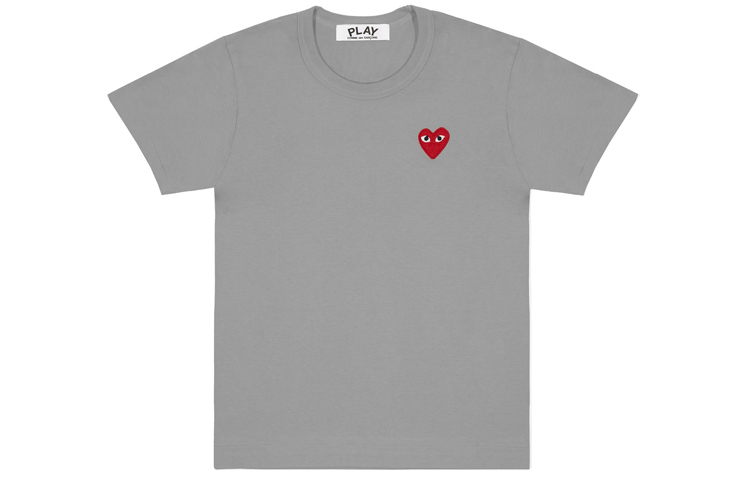 Футболка женская серая CDG Play, серый
Футболка женская серая CDG Play, серый