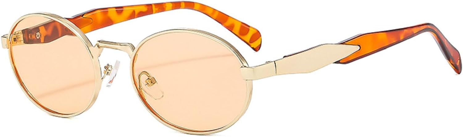 Ретро металлические овальные солнцезащитные очки для женщин, модные, конфетных оттенков, защита от УФ-излучения UV400, для мужчин, панк-солнцезащитные очки Melrose, Tea
Ретро металлические овальные солнцезащитные очки для женщин, модные, конфетных оттенков, защита от УФ-излучения UV400, для мужчин, панк-солнцезащитные очки Melrose, Tea