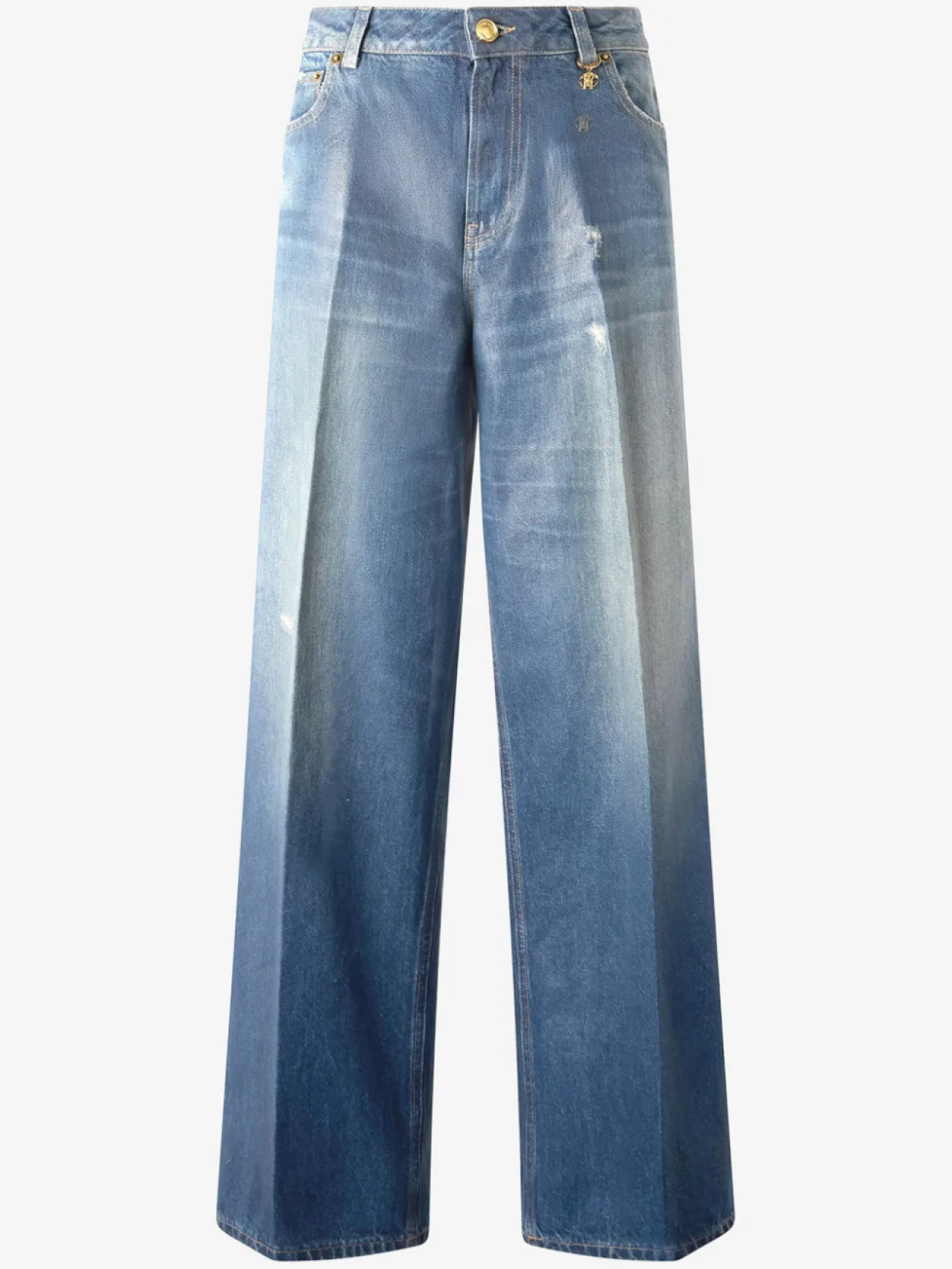 Широкие джинсы Roberto Cavalli, синий
Широкие джинсы Roberto Cavalli, синий