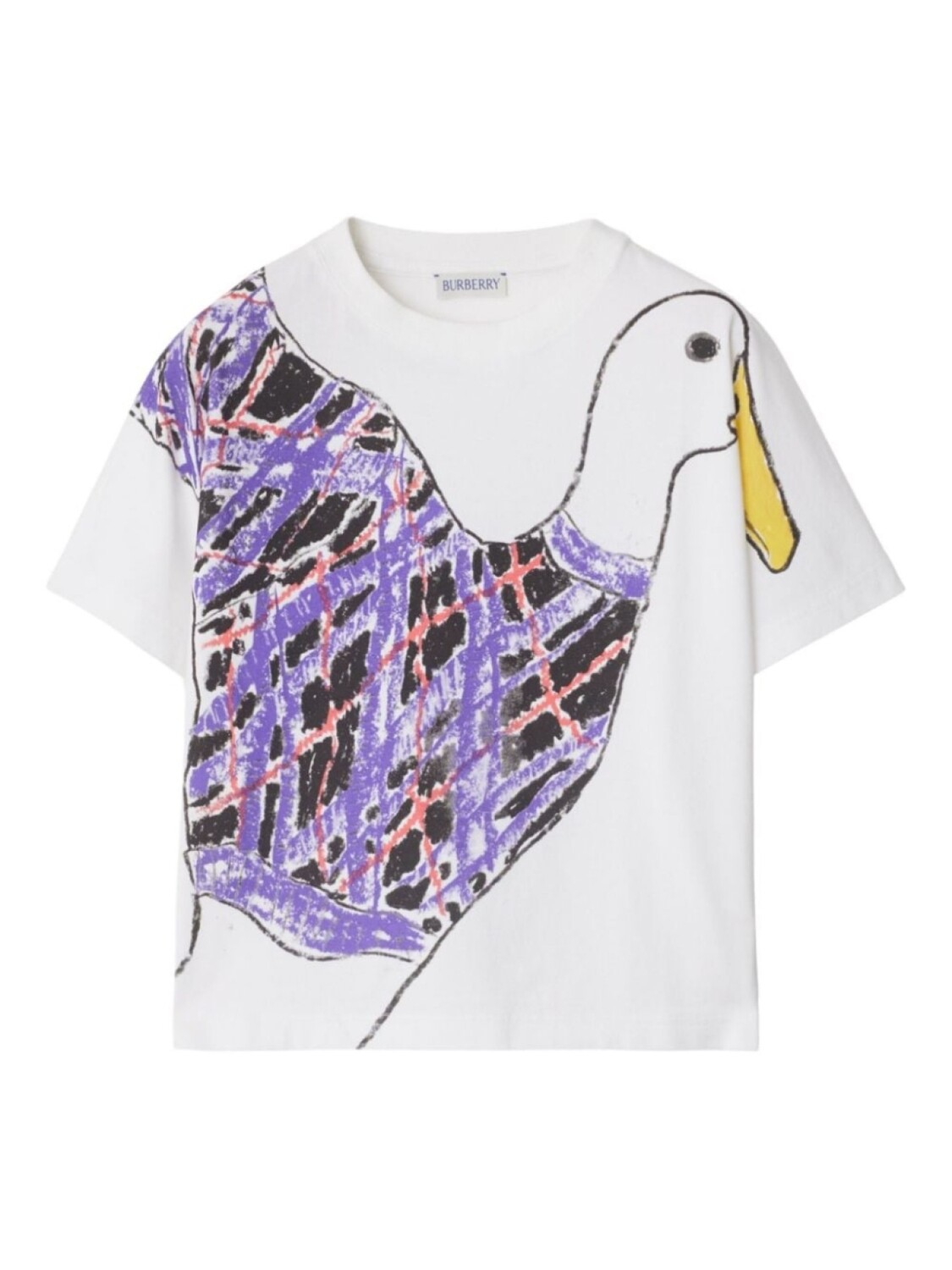 Burberry Kids футболка с принтом, белый 
Burberry Kids футболка с принтом, белый