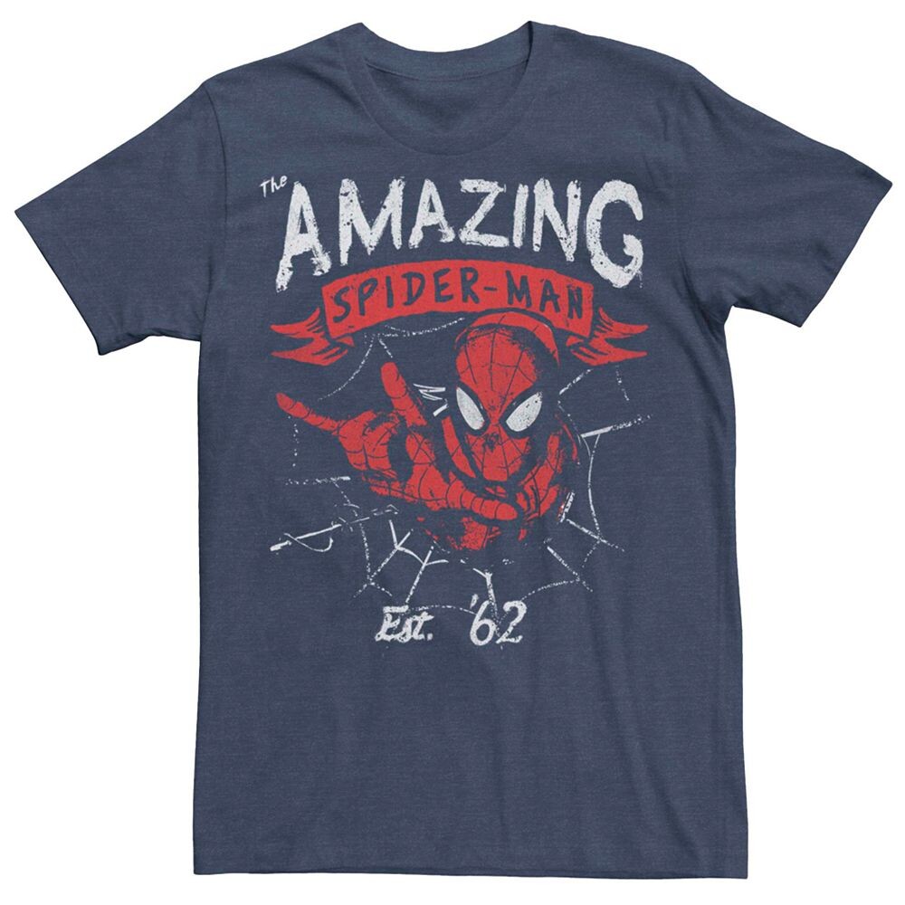 Мужской Marvel Spider-Man Est. Футболка 62 Vintage Portrait Licensed Character, цвет Navy Heather
Мужской Marvel Spider-Man Est. Футболка 62 Vintage Portrait Licensed Character, цвет Navy Heather