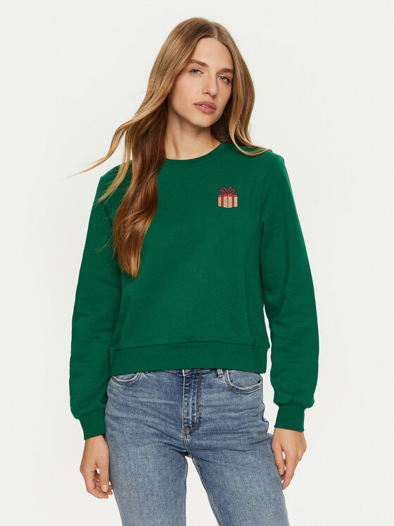 Толстовка обычного кроя Only, зеленый 
Толстовка обычного кроя Only, зеленый