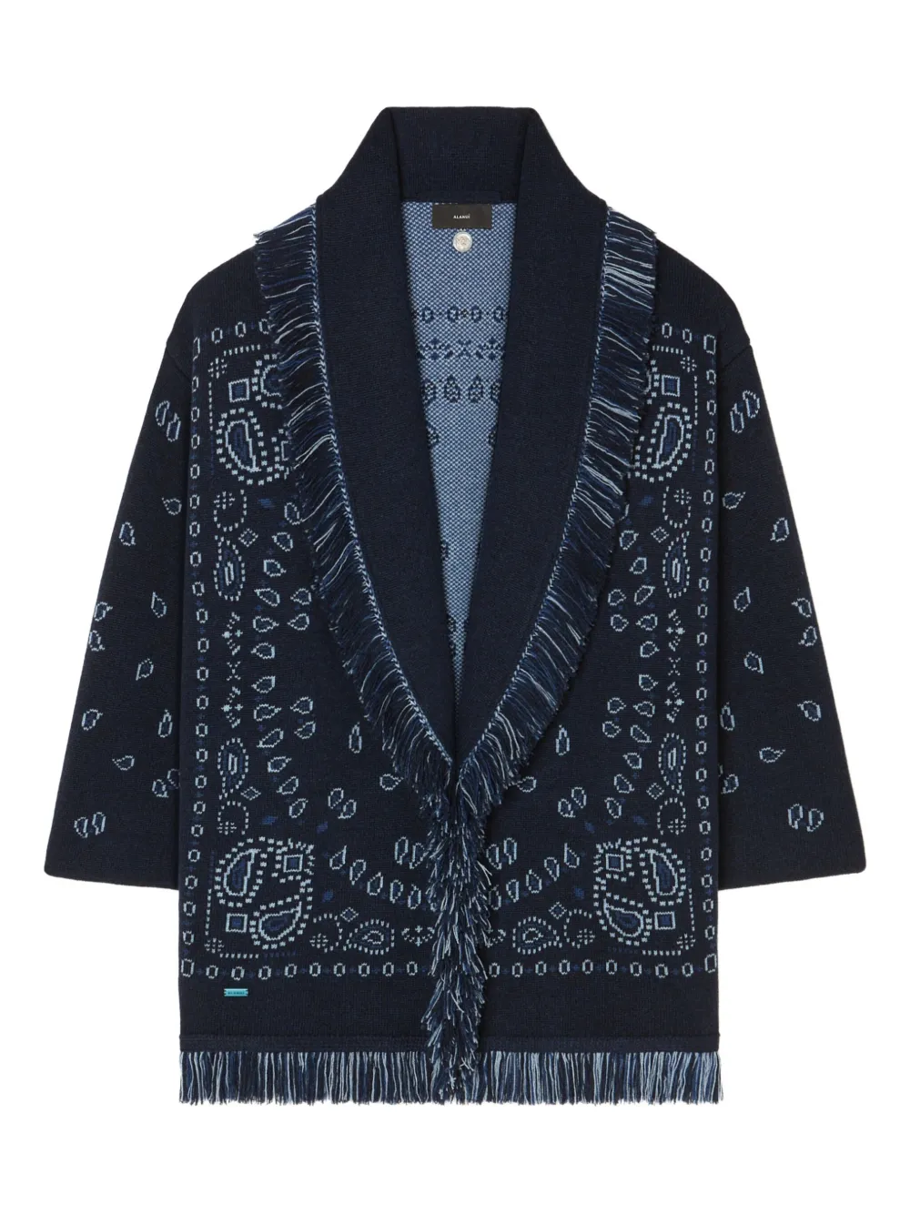 Жаккардовое пальто с узором пейсли Alanui, синий
Жаккардовое пальто с узором пейсли Alanui, синий