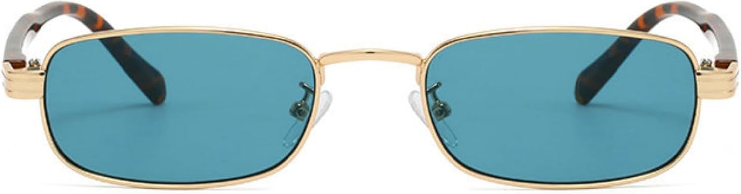 Солнцезащитные очки Willochra в винтажном прямоугольном стиле для женщин, модные в стиле Y2K, маленькие квадратные солнцезащитные очки в ретро-стиле, узкая золотая оправа, черные очки, C3
Солнцезащитные очки Willochra в винтажном прямоугольном стиле для женщин, модные в стиле Y2K, маленькие квадратные солнцезащитные очки в ретро-стиле, узкая золотая оправа, черные очки, C3