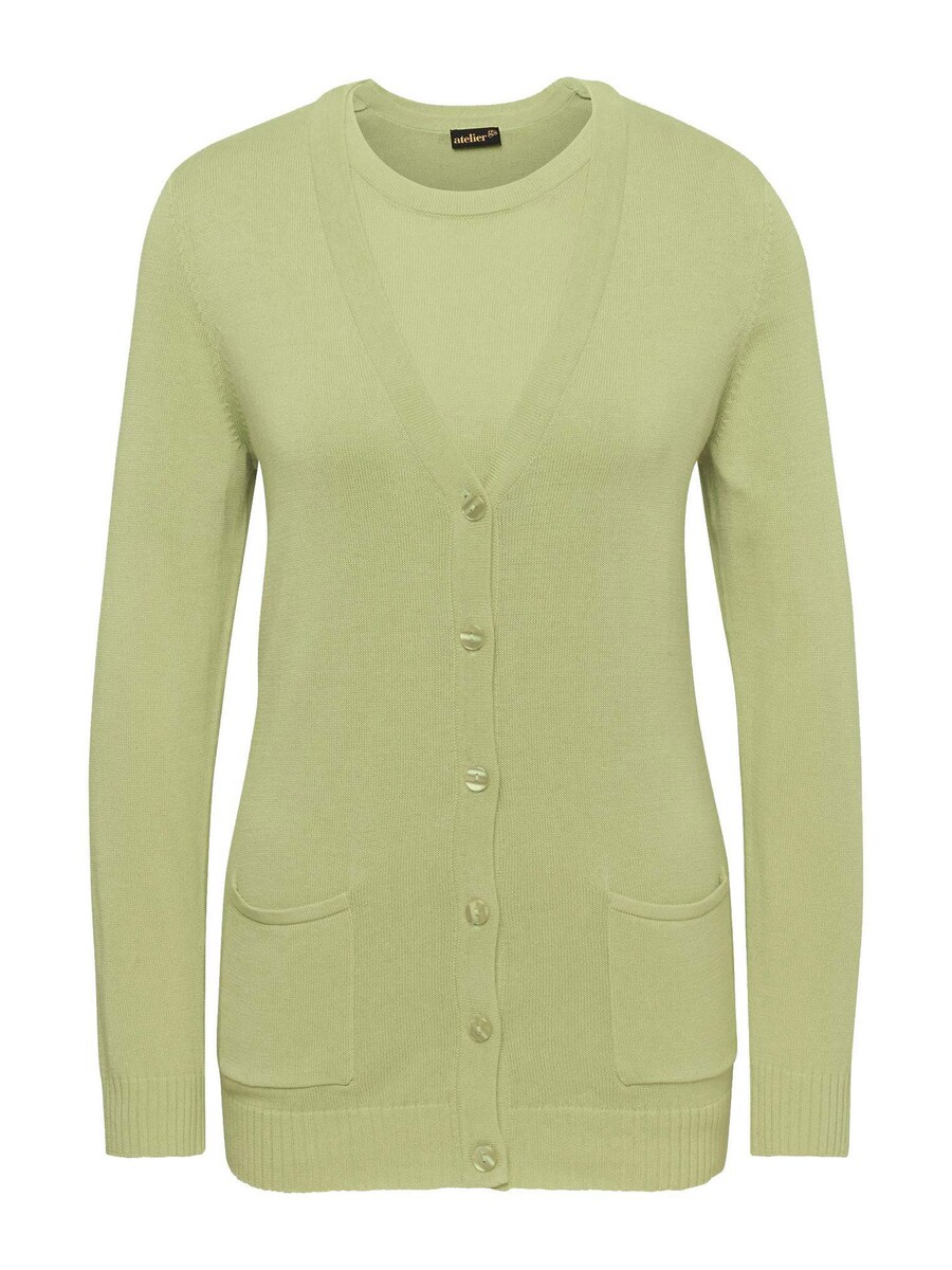 Вязаный кардиган Goldner, зеленый
Вязаный кардиган Goldner, зеленый