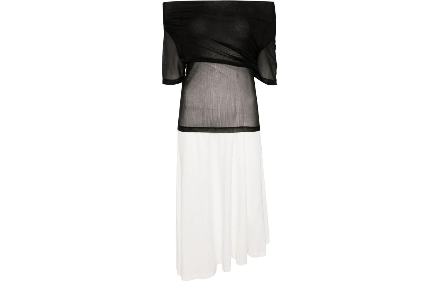 Платье с короткими рукавами женское белое/черное Mm6 Maison Margiela
Платье с короткими рукавами женское белое/черное Mm6 Maison Margiela