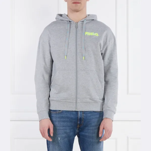 Толстовка с капюшоном и логотипом классического кроя Hugo, серый
Толстовка с капюшоном и логотипом классического кроя Hugo, серый