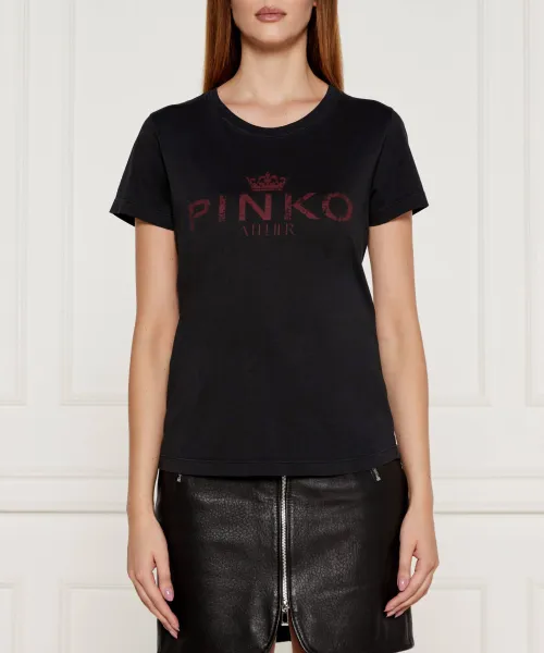 Футболка Буссолотто Regular fit Pinko, черный 
Футболка Буссолотто Regular fit Pinko, черный