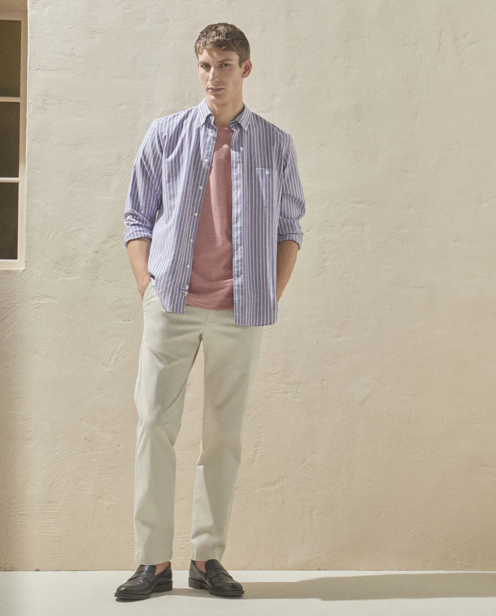 Брюки мужские спортивные, классические хлопок с эластаном Dustin, бежевый
Брюки мужские спортивные, классические хлопок с эластаном Dustin, бежевый