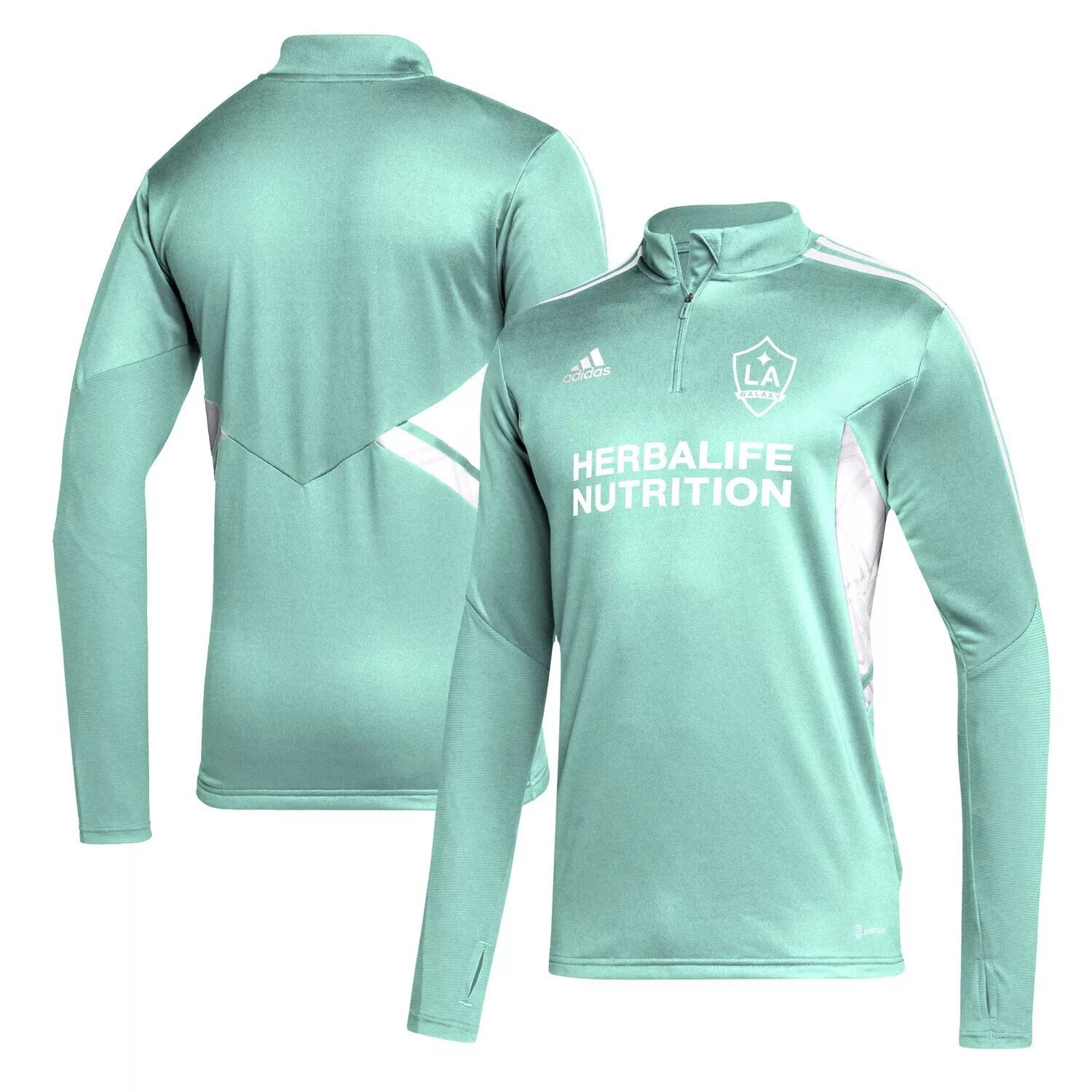 Мужская тренировочная футболка LA Galaxy мятного цвета с молнией четверти AEROREADY adidas, Зеленый, Мужская тренировочная футболка LA Galaxy мятного цвета с молнией четверти AEROREADY adidas
Мужская тренировочная футболка LA Galaxy мятного цвета с молнией четверти AEROREADY adidas, Зеленый, Мужская тренировочная футболка LA Galaxy мятного цвета с молнией четверти AEROREADY adidas