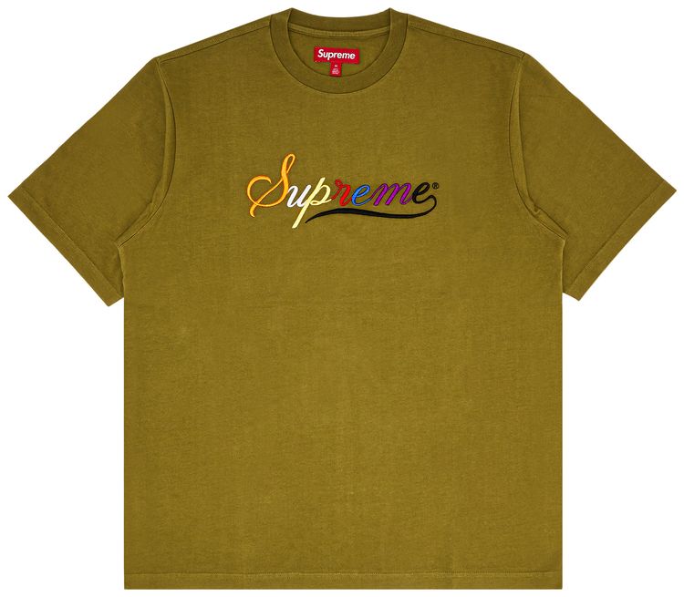 Футболка Supreme с коротким рукавом и курсивным шрифтом, зеленый
Футболка Supreme с коротким рукавом и курсивным шрифтом, зеленый