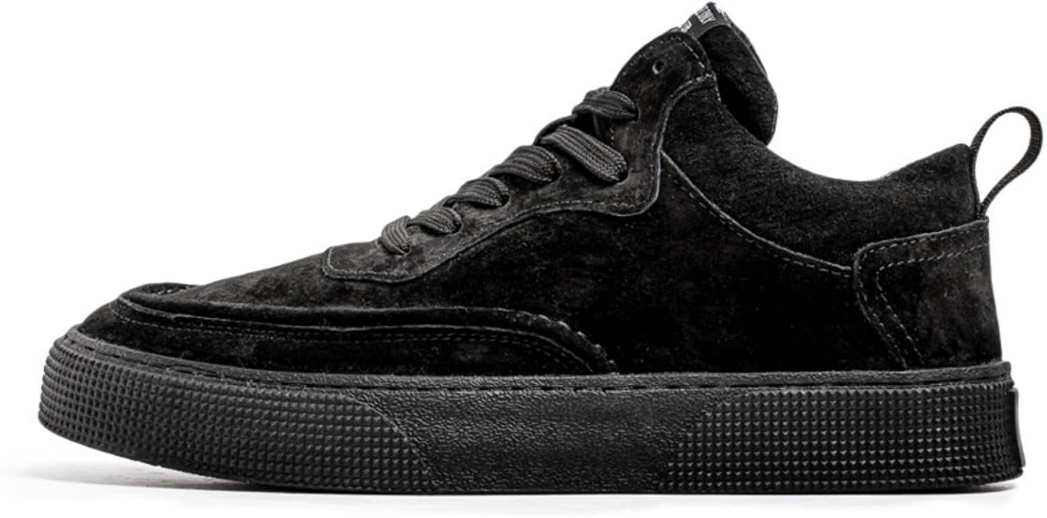 Мужские замшевые кроссовки на шнуровке, низкие, с круглым носком, повседневные, для скейтборда, с удобной подошвой, нескользящие, легкие, для прогулок, работы, офиса, поездок, вечеринок, спортзала Yrzhgdl, черный
Мужские замшевые кроссовки на шнуровке, низкие, с круглым носком, повседневные, для скейтборда, с удобной подошвой, нескользящие, легкие, для прогулок, работы, офиса, поездок, вечеринок, спортзала Yrzhgdl, черный