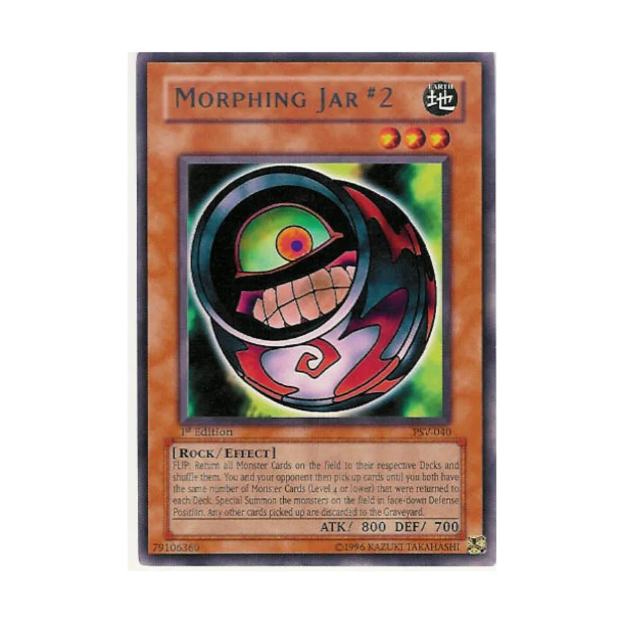 CCG Морфинговая банка №2 (редкая), Yu-Gi-Oh - Pharaoh's Servant - Singles
CCG Морфинговая банка №2 (редкая), Yu-Gi-Oh - Pharaoh's Servant - Singles