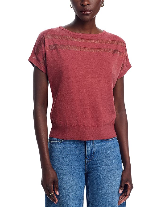 Свитшот с сетчатыми вставками Sioni, красный
Свитшот с сетчатыми вставками Sioni, красный