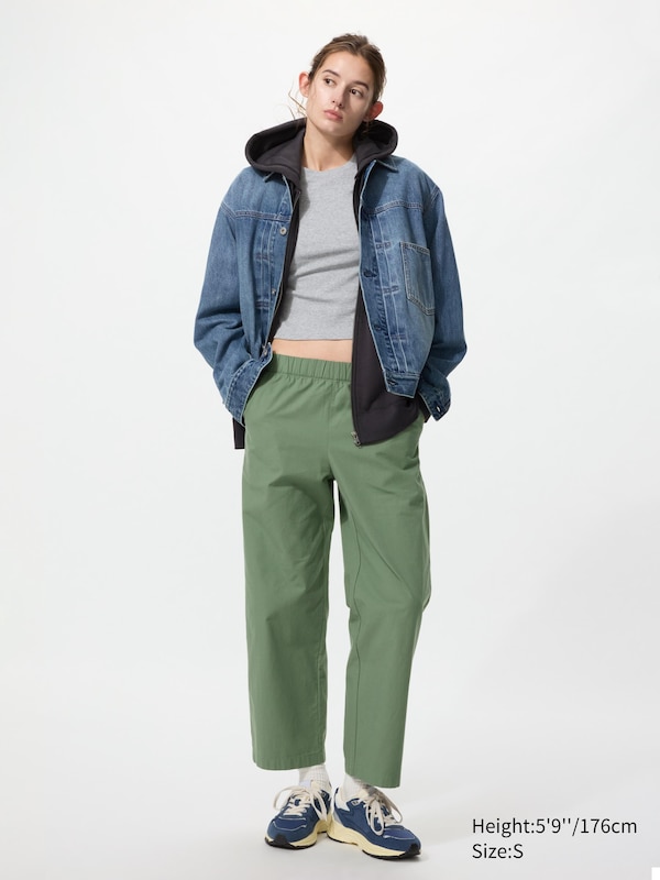 Хлопковые брюки свободного кроя до щиколотки (удлиненные) Uniqlo, 54 green
Хлопковые брюки свободного кроя до щиколотки (удлиненные) Uniqlo, 54 green