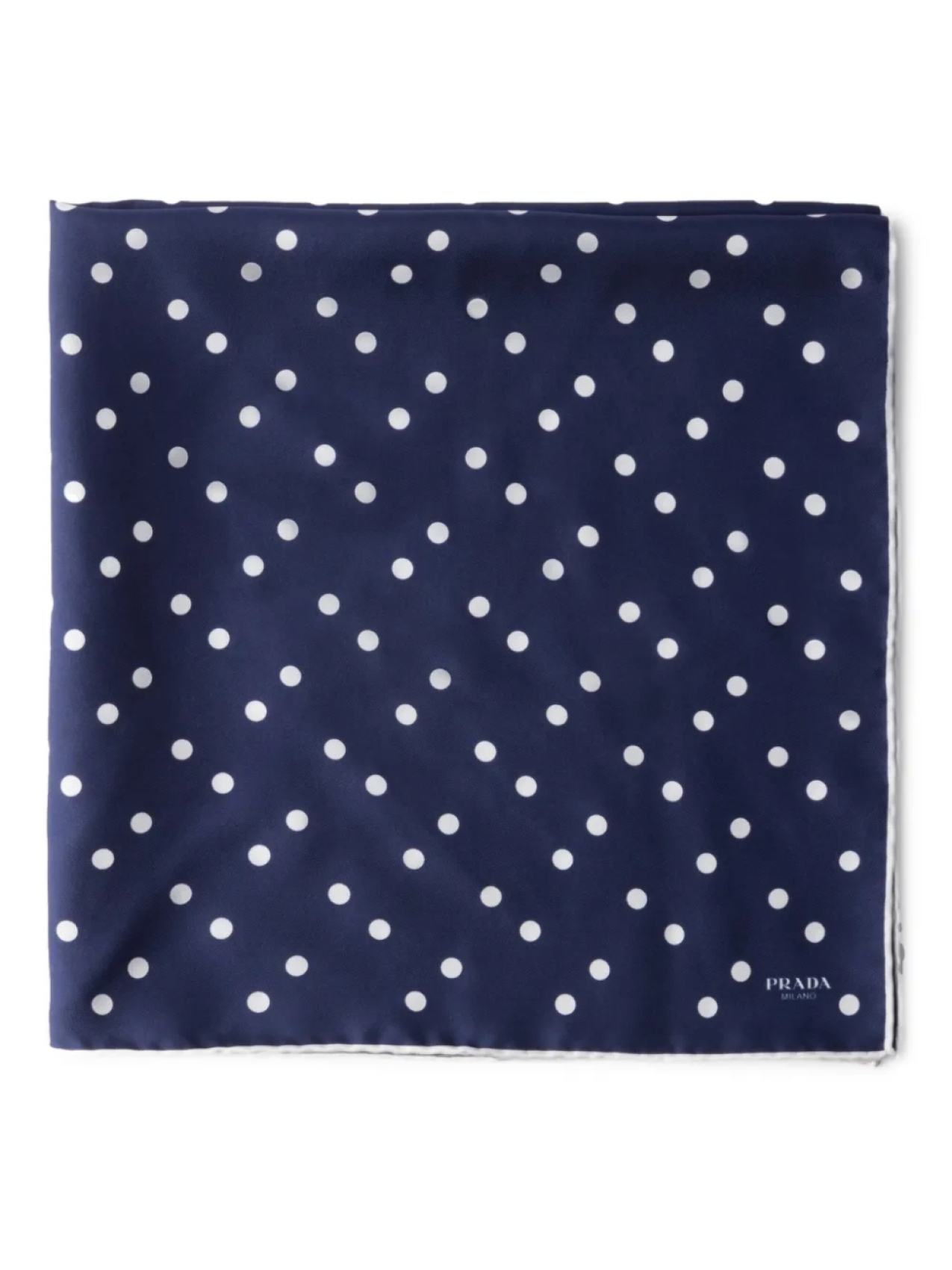 Шарф в горошек Prada, синий
Шарф в горошек Prada, синий