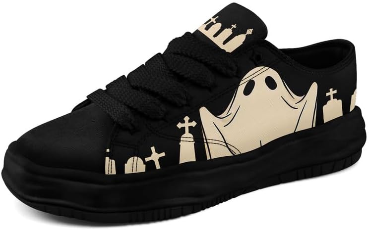 Кроссовки Halloween с тыквой и привидением AWSOLE, модные, унисекс, черный/бежевый
Кроссовки Halloween с тыквой и привидением AWSOLE, модные, унисекс, черный/бежевый