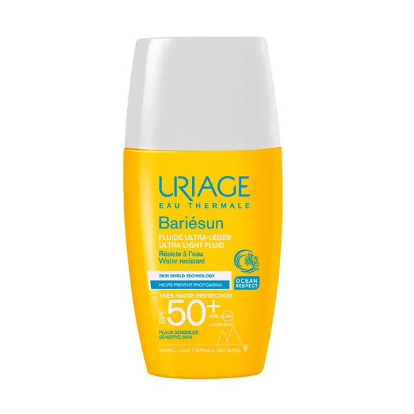 Ультралегкая жидкость с высокой степенью защиты Bariésun Spf50+ Uriage, 30 ml
Ультралегкая жидкость с высокой степенью защиты Bariésun Spf50+ Uriage, 30 ml