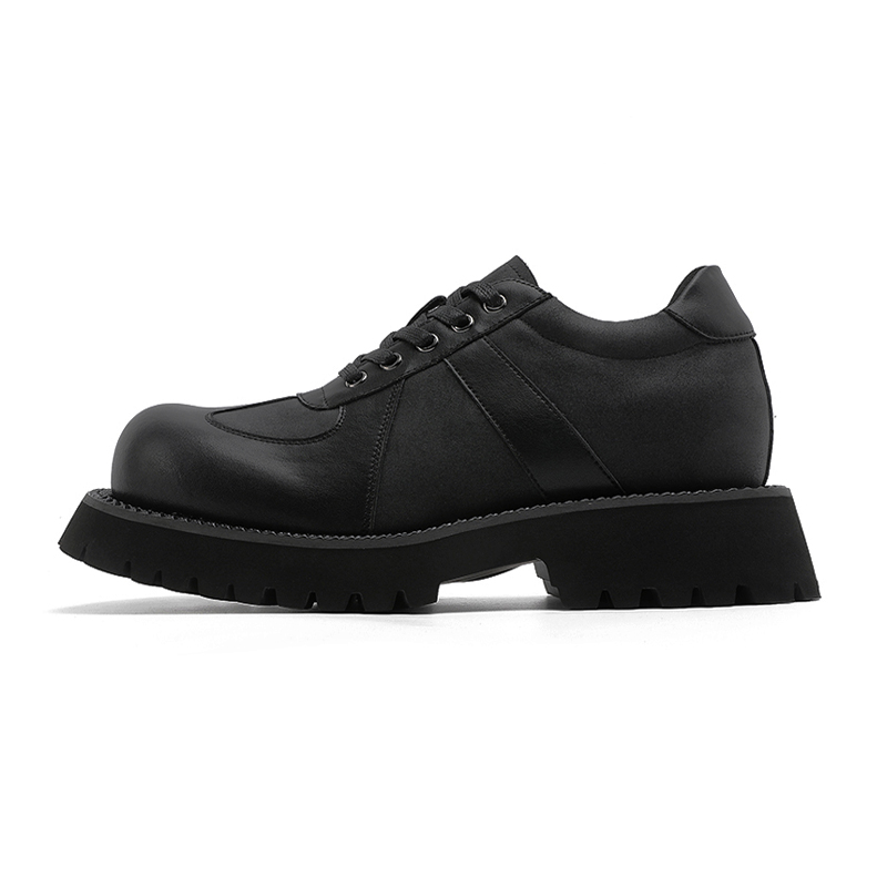 Двухслойные повседневные туфли дерби с лоскутным кроем на платформе, увеличивающие рост на 5 см SHUPATE, Black
Двухслойные повседневные туфли дерби с лоскутным кроем на платформе, увеличивающие рост на 5 см SHUPATE, Black