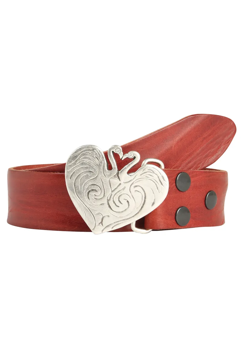 Кожаный ремень LIFEBURG by showroom 019° со сменной застежкой "Flamingo Heart Silver Crystal" Rettungsring By Showroom 019°, красный
Кожаный ремень LIFEBURG by showroom 019° со сменной застежкой "Flamingo Heart Silver Crystal" Rettungsring By Showroom 019°, красный