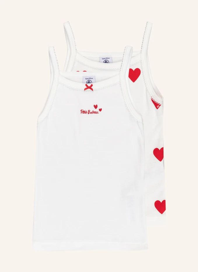 2 упаковки топов Petit Bateau, белый
2 упаковки топов Petit Bateau, белый