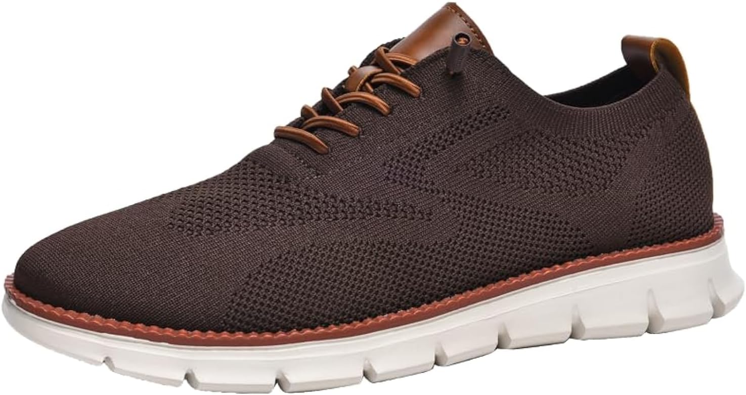 Мужские кроссовки Wearbreeze Business Casual Oxford - легкие классические туфли на шнуровке для работы, путешествий и повседневной носки Rufone, коричневый
Мужские кроссовки Wearbreeze Business Casual Oxford - легкие классические туфли на шнуровке для работы, путешествий и повседневной носки Rufone, коричневый