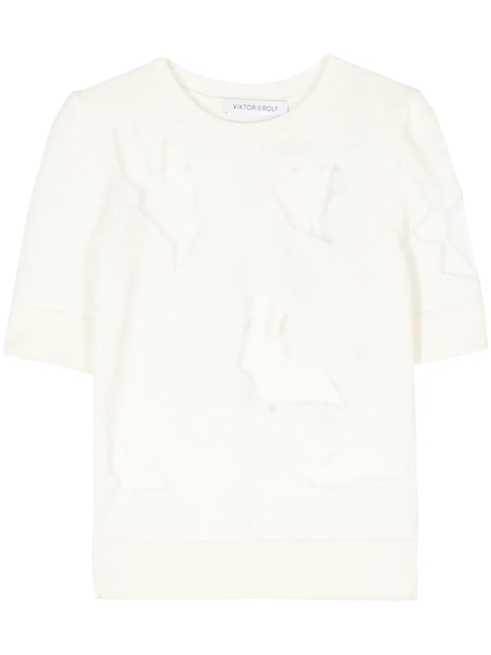 Трикотажный топ Viktor & Rolf, белый
Трикотажный топ Viktor & Rolf, белый